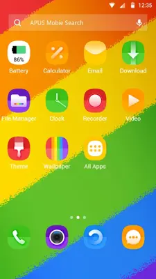 Rainbow OS Theme android App screenshot 1